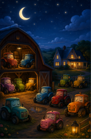 Cover of Ten Sleepy Tractors